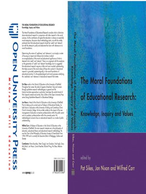 cover image of The Moral Foundations of Educational Research